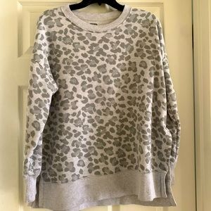 Aerie Oversized Leopard print sweater